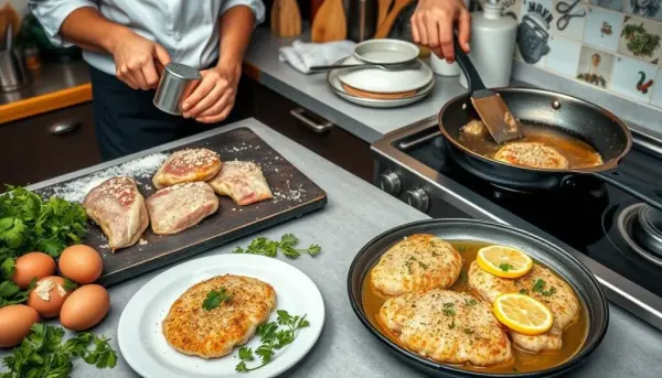 Pork schnitzel and pork chop cutlets