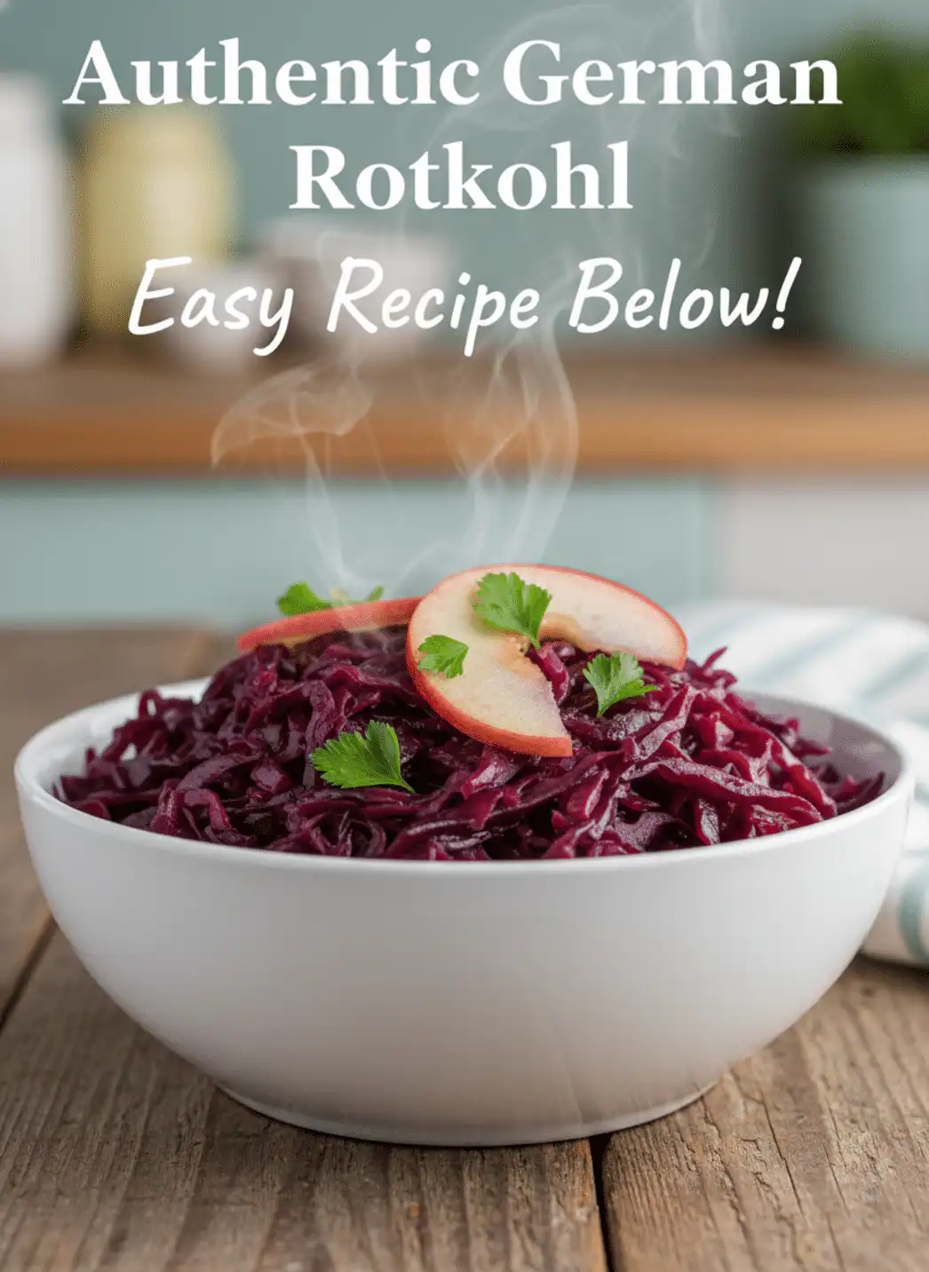 German Red Cabbage (Rotkohl): Sweet & Sour Classic Side