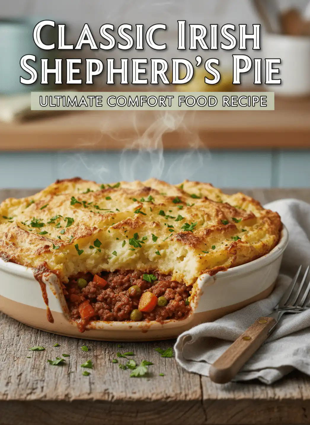 Classic Irish Shepherd's Pie Recipe with Colcannon