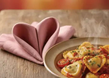 heart napkin fold