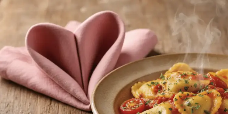 heart napkin fold