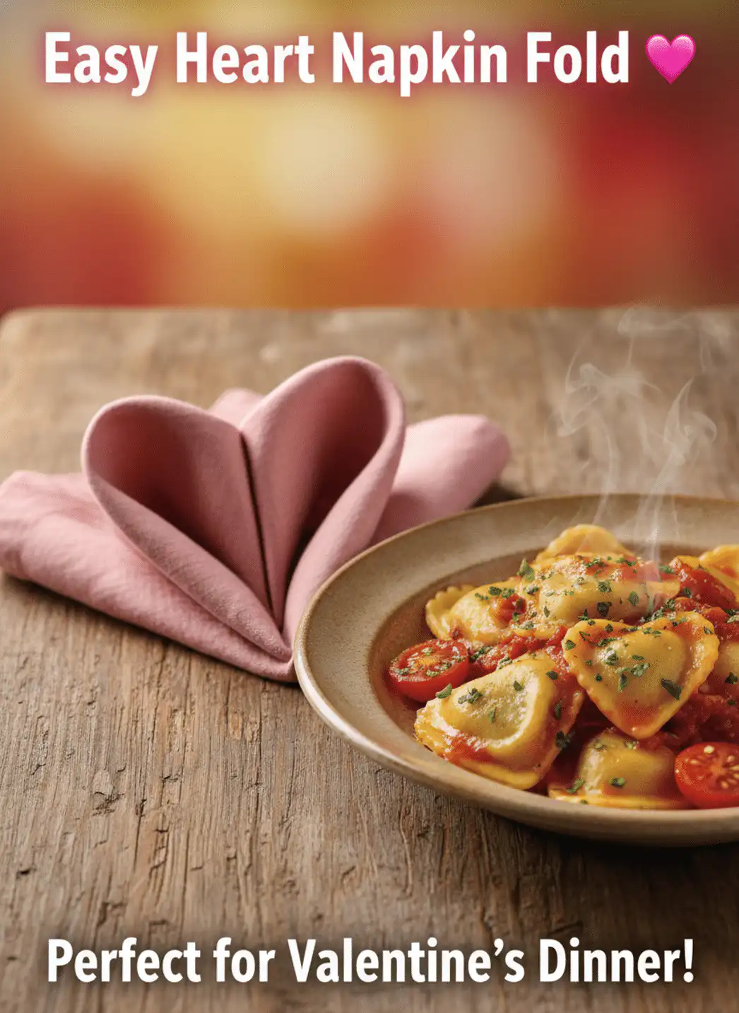 Heart Napkin Fold
