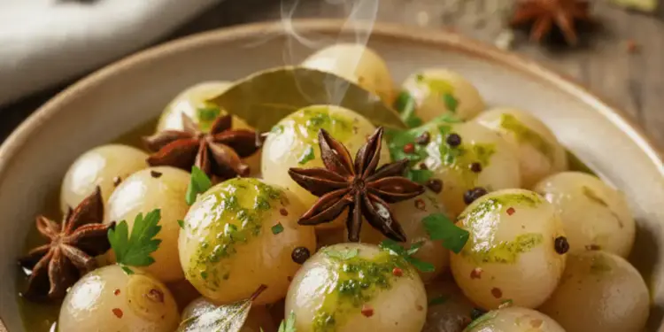 mini onion boil