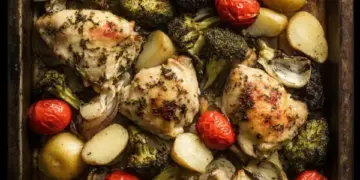 sheet pan chicken and vegetables