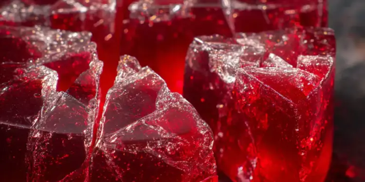 broken glass jello