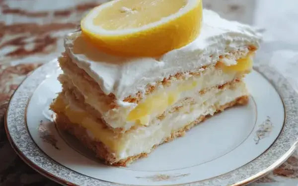 lemon eclair cake