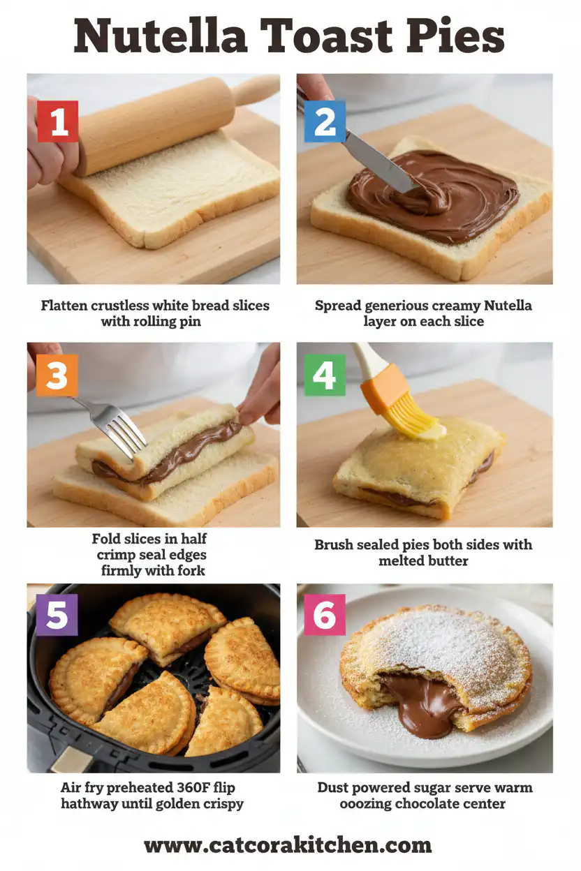 Nutella Toast Pies How to Make 