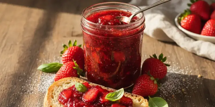 3 ingredient strawberry jam