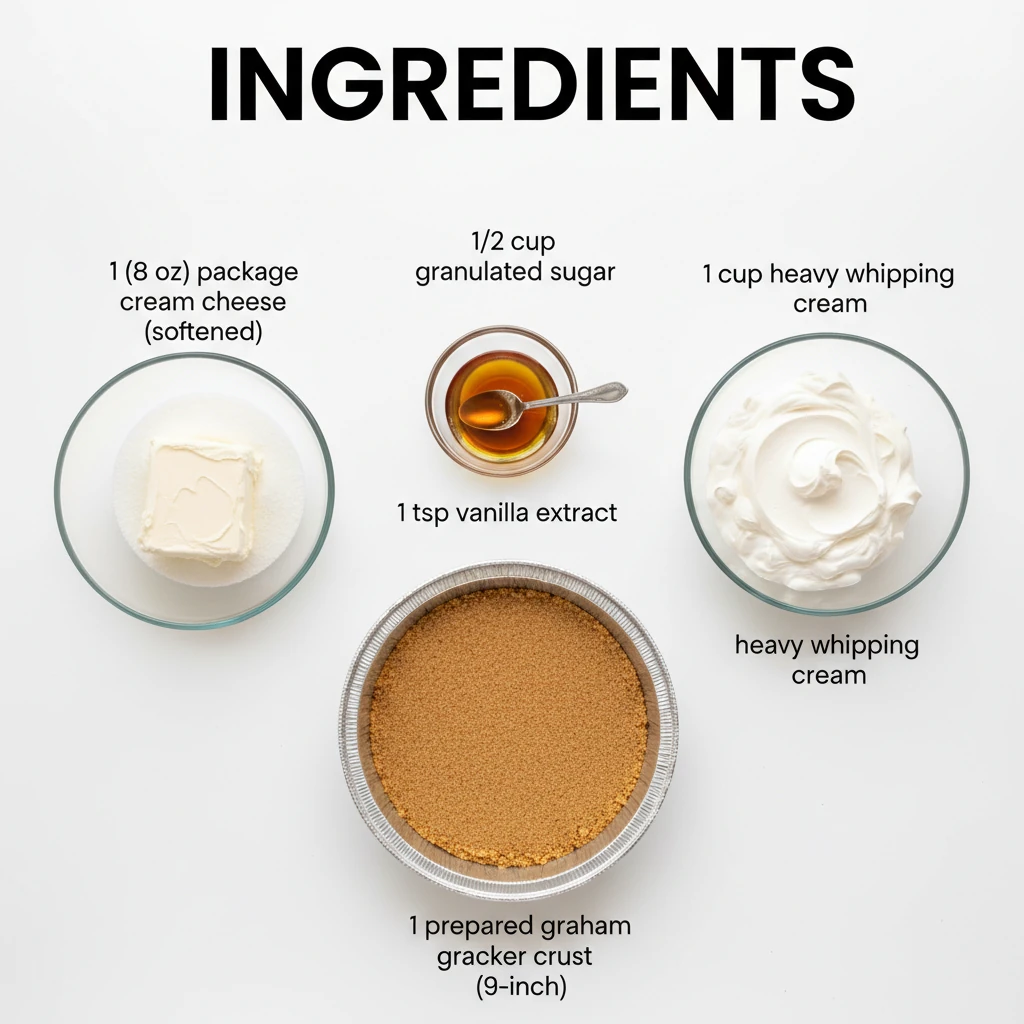 5 ingredient cheesecake recipe ingredients