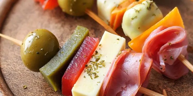 antipasto skewers recipe featured