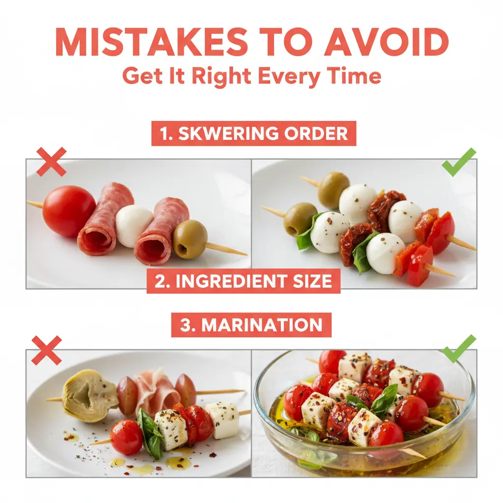 antipasto skewers recipe common mistakes