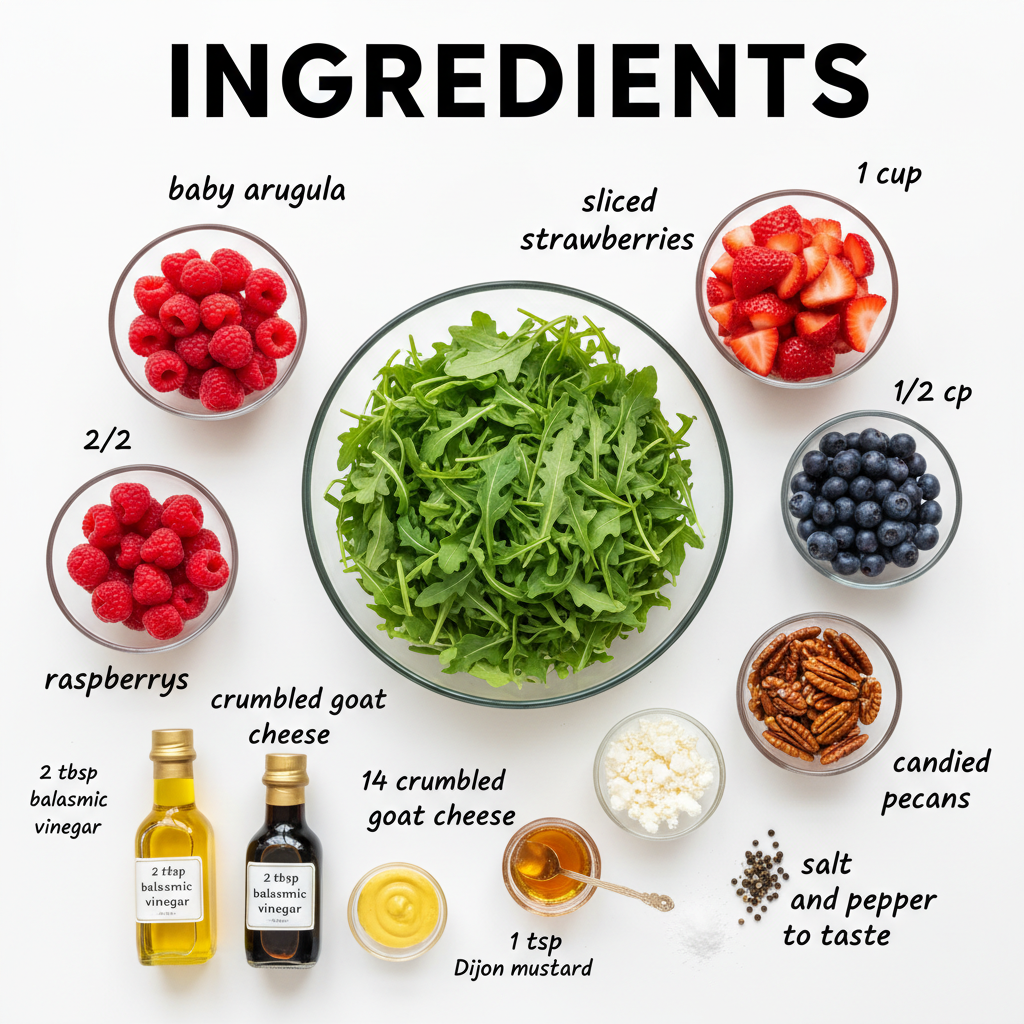 arugula berry salad recipe ingredients