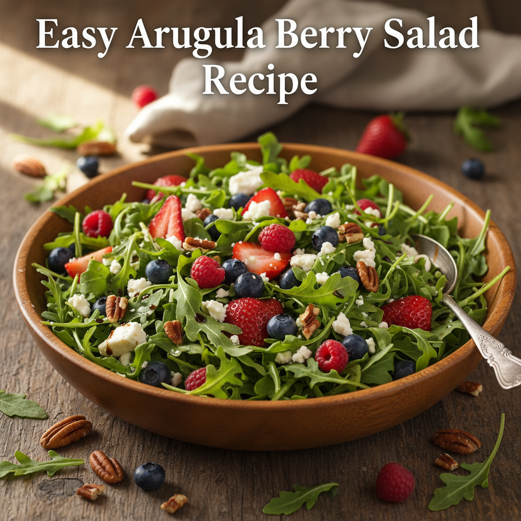 Why you'll love arugula berry salad recipe