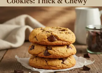 bakery style chocolate chip cookies featured