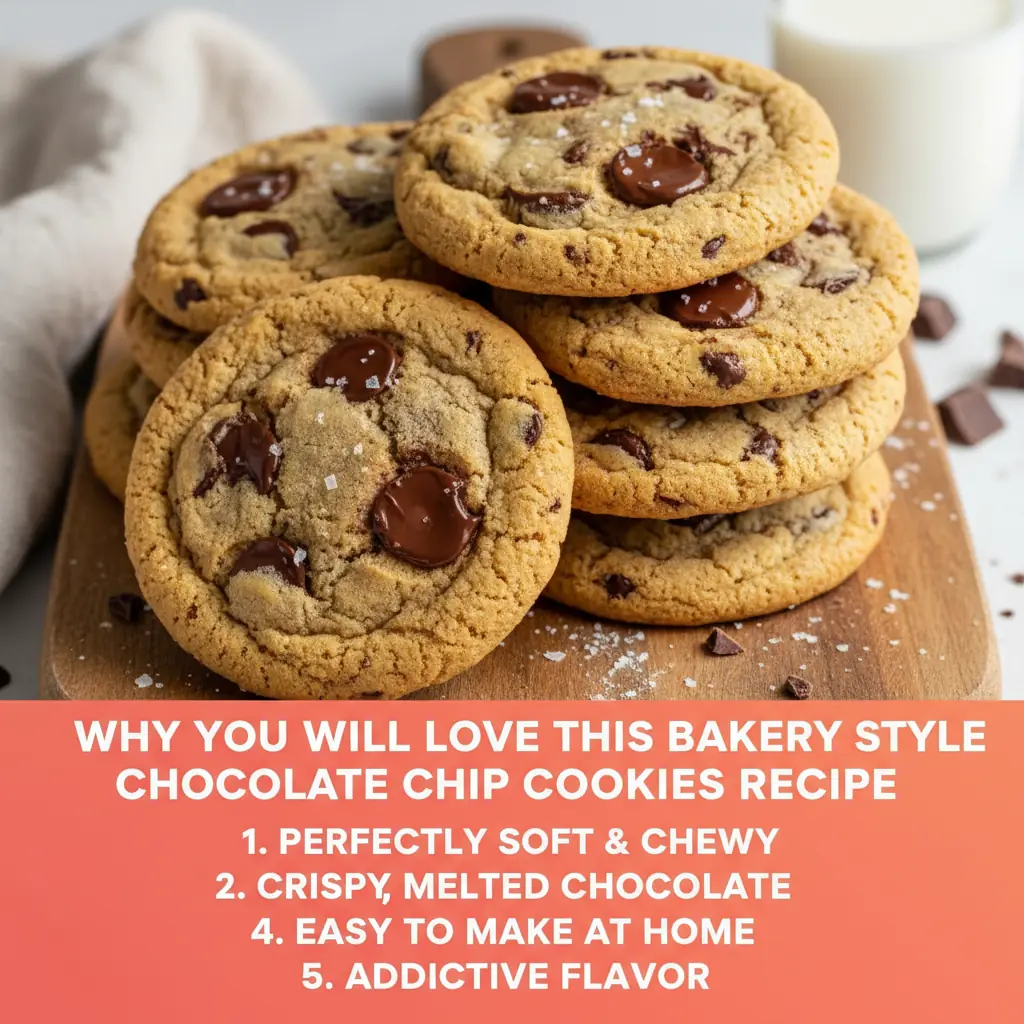 Why you'll love bakery style chocolate chip cookies recipe
