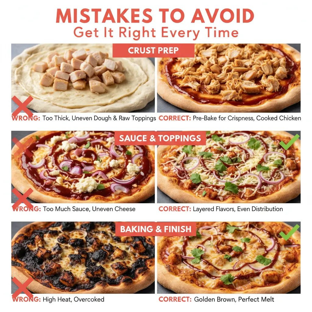 bbq chicken pizza recipe common mistakes