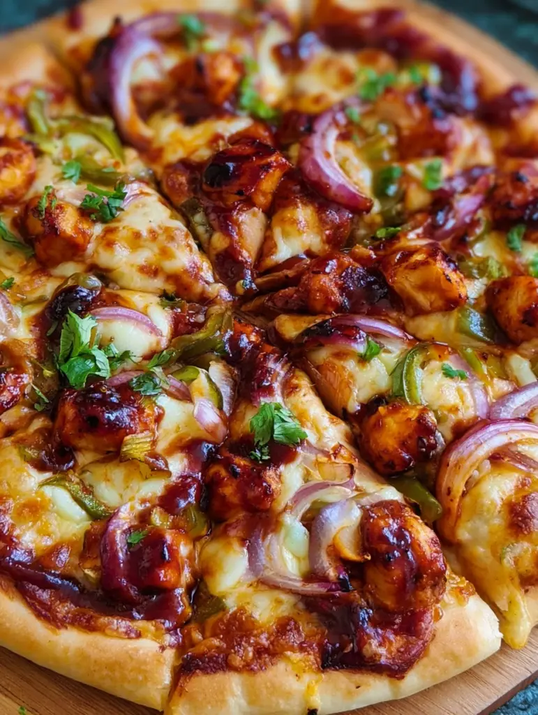 bbq chicken pizza recipe recipeCard1