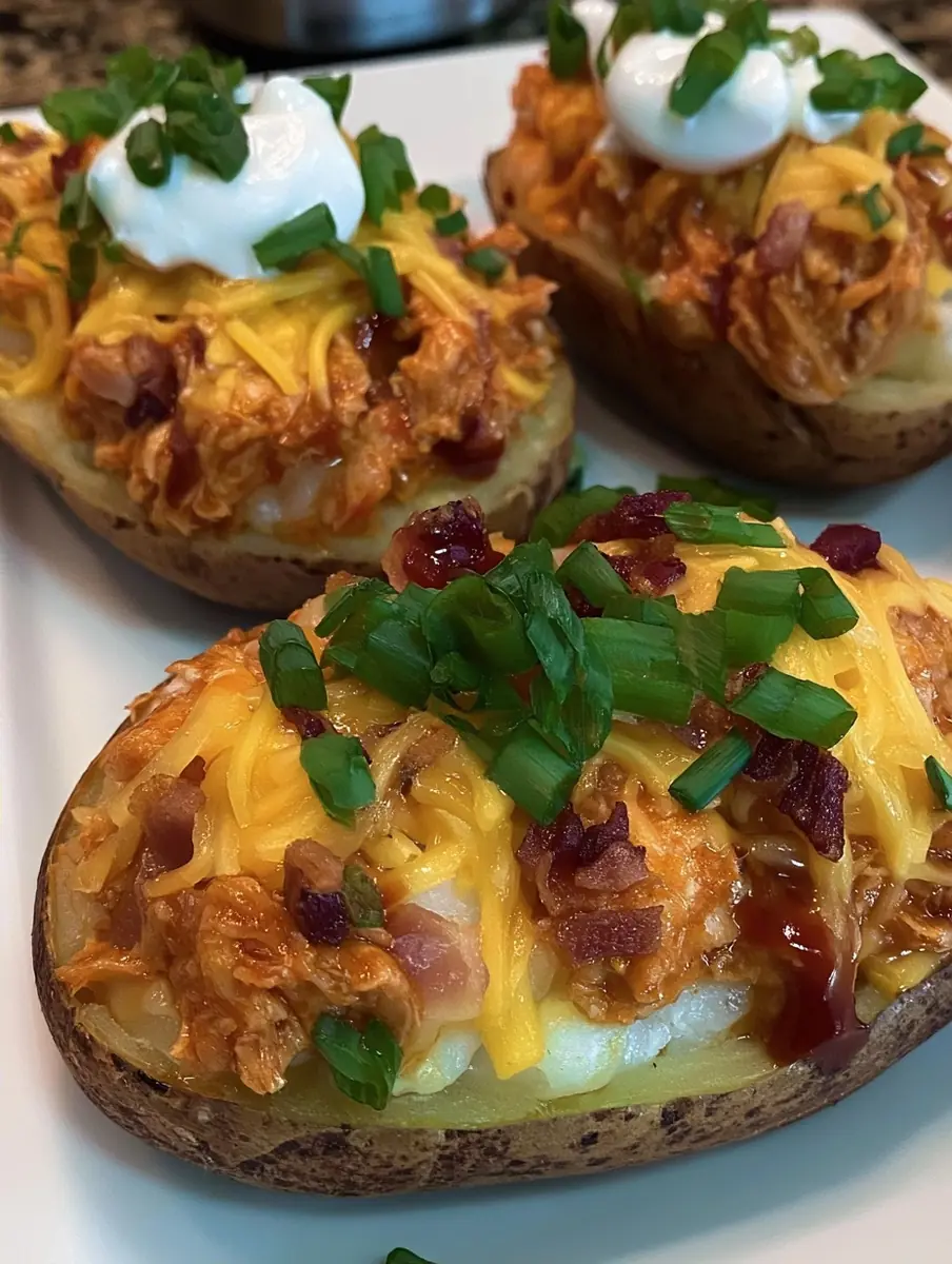 Why you'll love bbq chicken stuffed potatoes