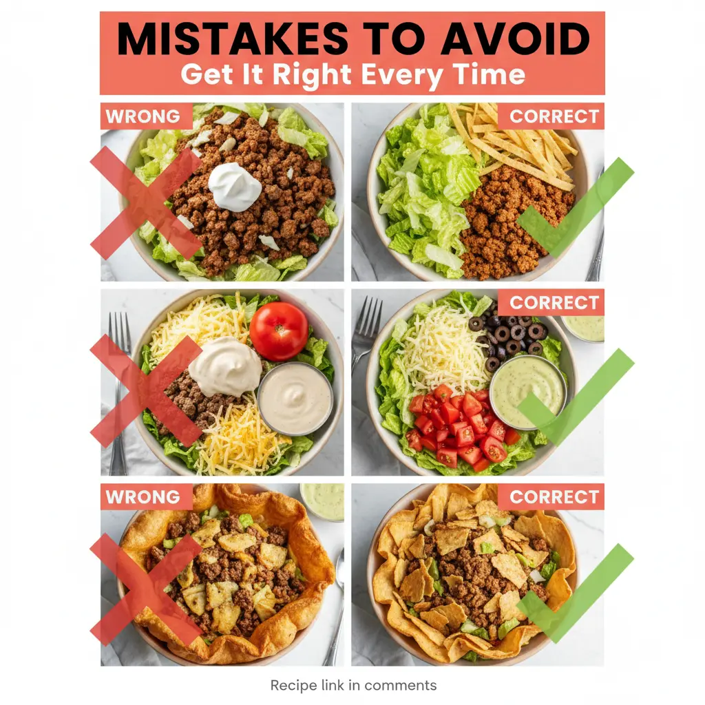 beef taco salad recipe common mistakes