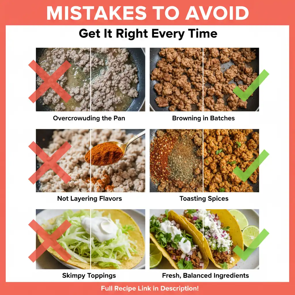 beef tacos recipe common mistakes