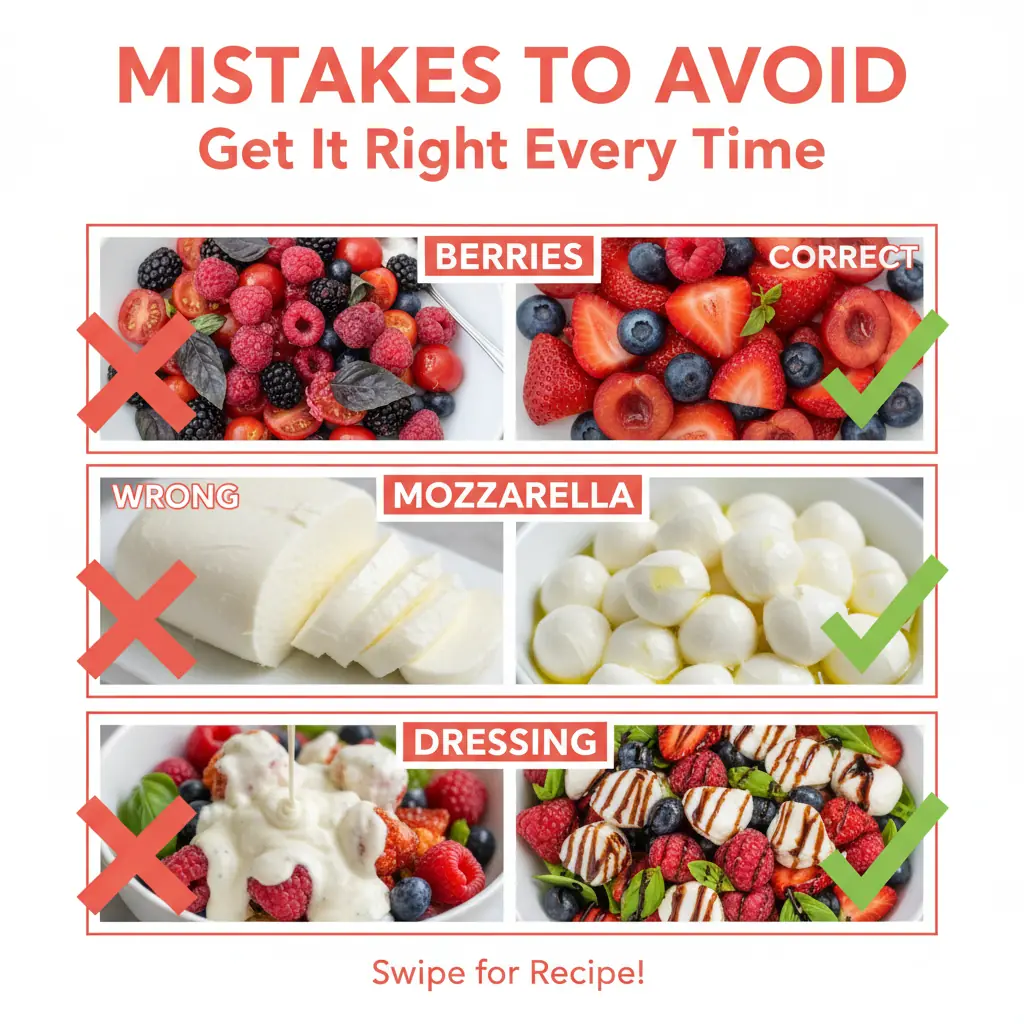 berry caprese salad recipe common mistakes