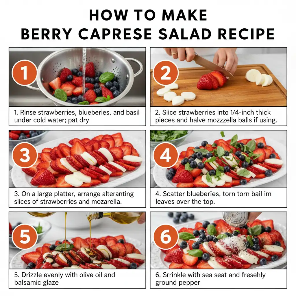 How to make berry caprese salad recipe