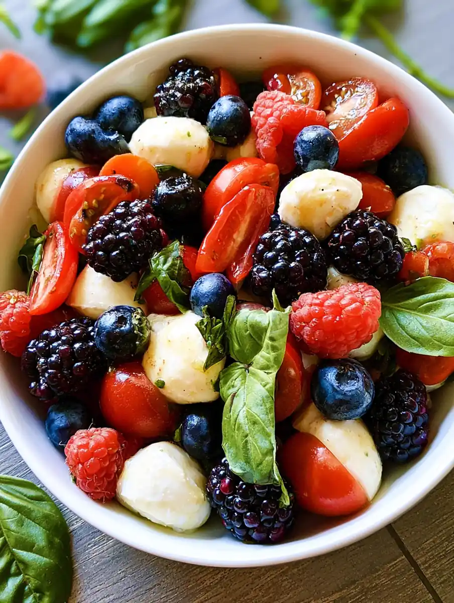 Why you'll love berry caprese salad recipe