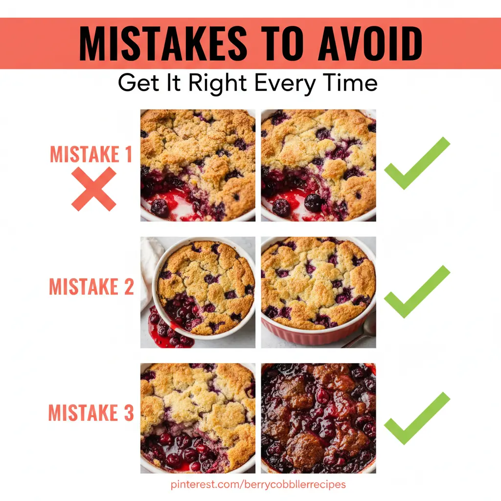 berry cobbler recipe common mistakes