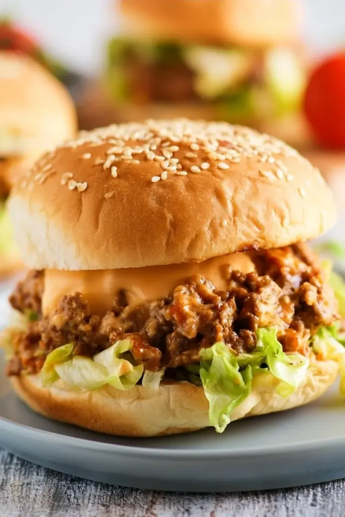 Big Mac Sloppy Joes recipe recipeCard1
