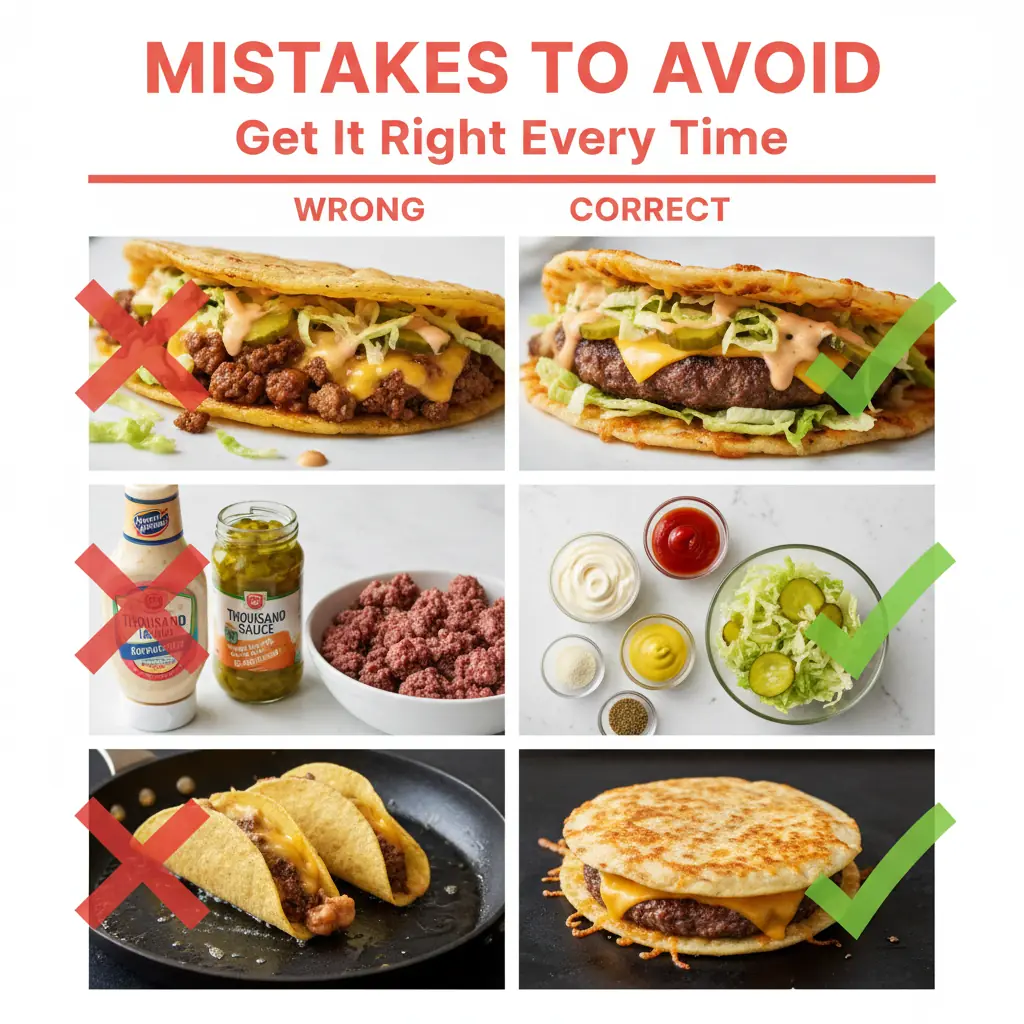 Big Mac tacos recipe common mistakes
