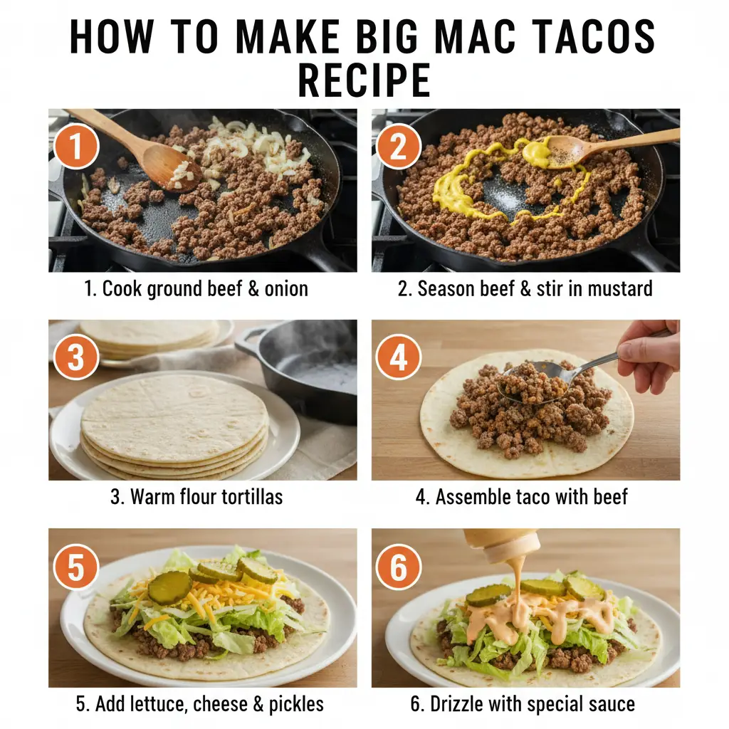 How to make Big Mac tacos recipe