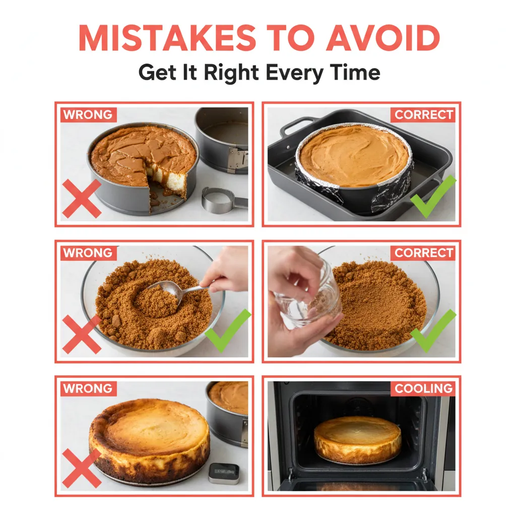 biscoff cheesecake recipe common mistakes