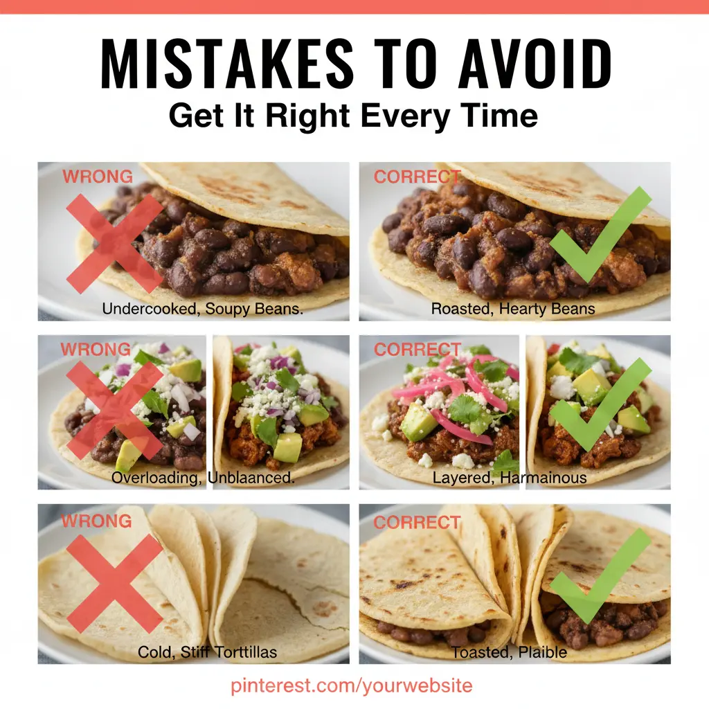black bean tacos recipe common mistakes