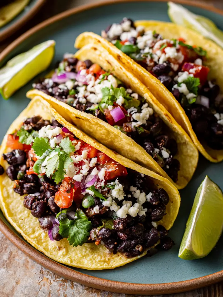 black bean tacos recipe recipeCard1