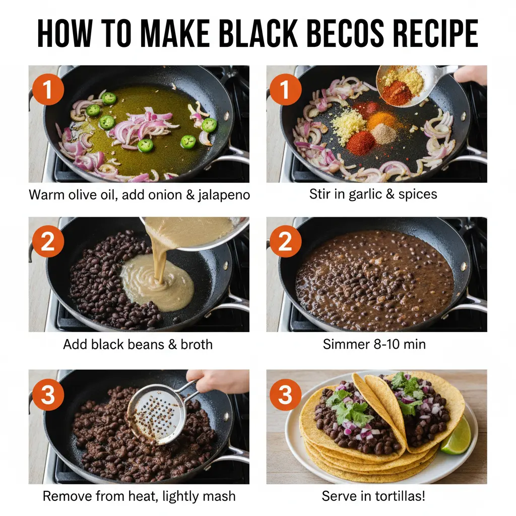 How to make black bean tacos recipe