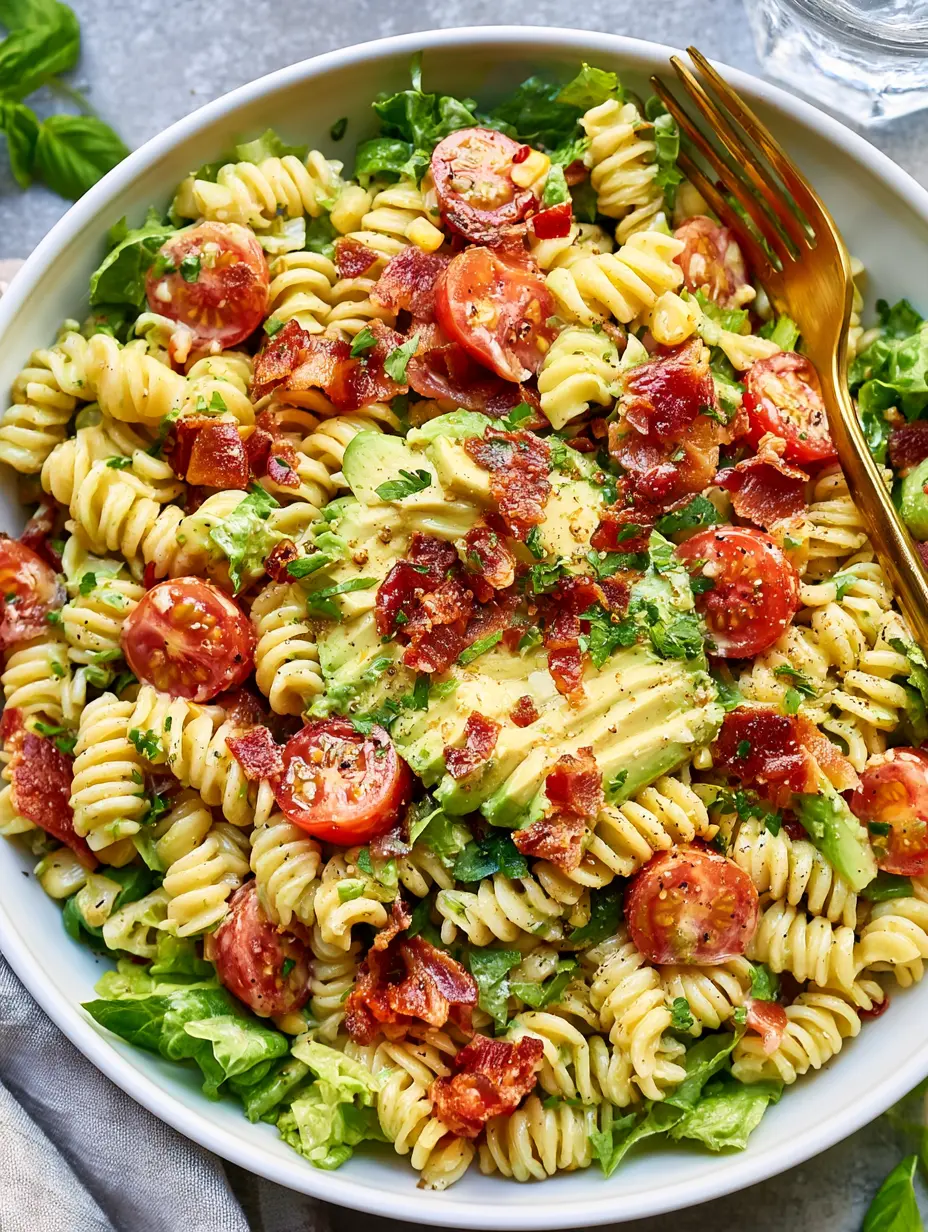 Why you'll love BLT avocado pasta salad recipe