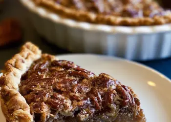 bourbon pecan pie recipe featured