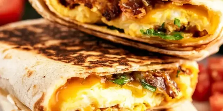 breakfast crunchwrap recipe featured