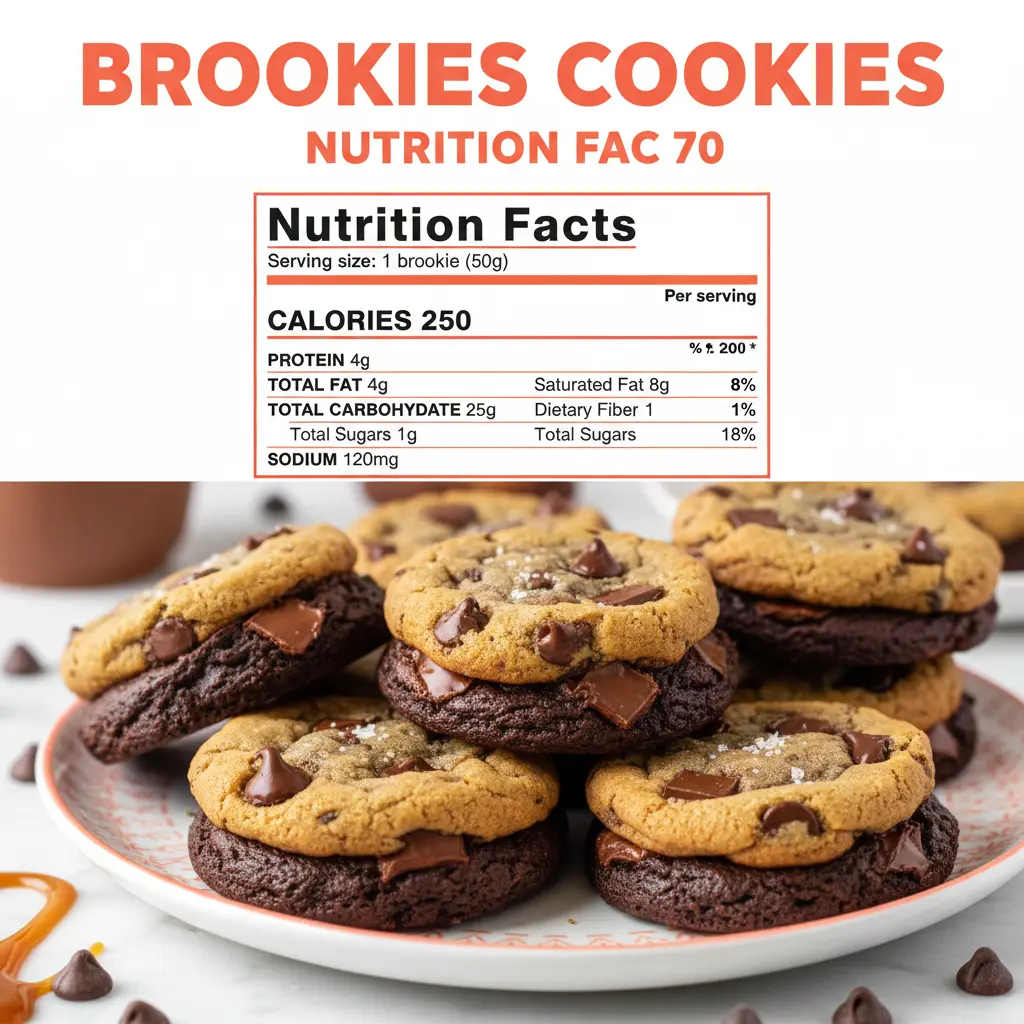 brookies cookies recipe nutritional information