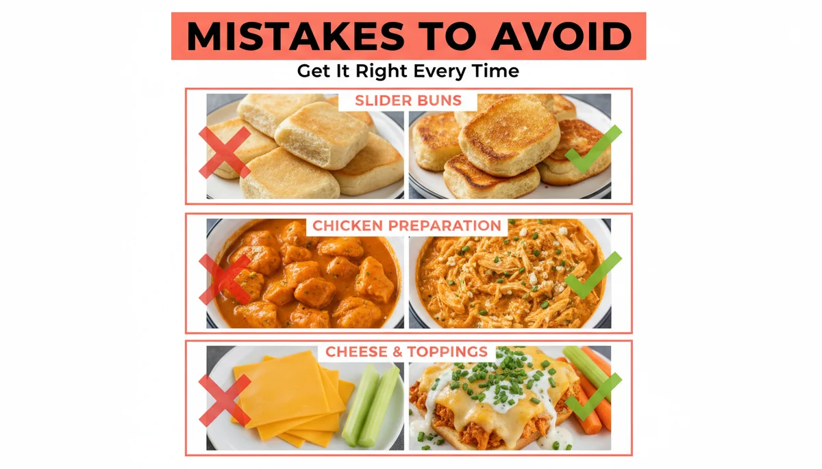 buffalo chicken sliders recipe common mistakes