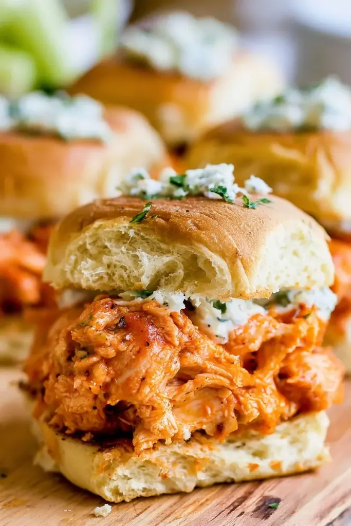 buffalo chicken sliders recipe recipeCard1
