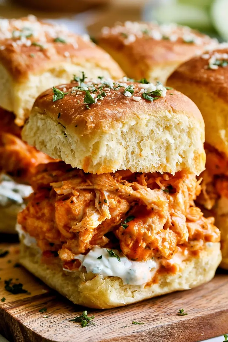 Why you'll love buffalo chicken sliders recipe