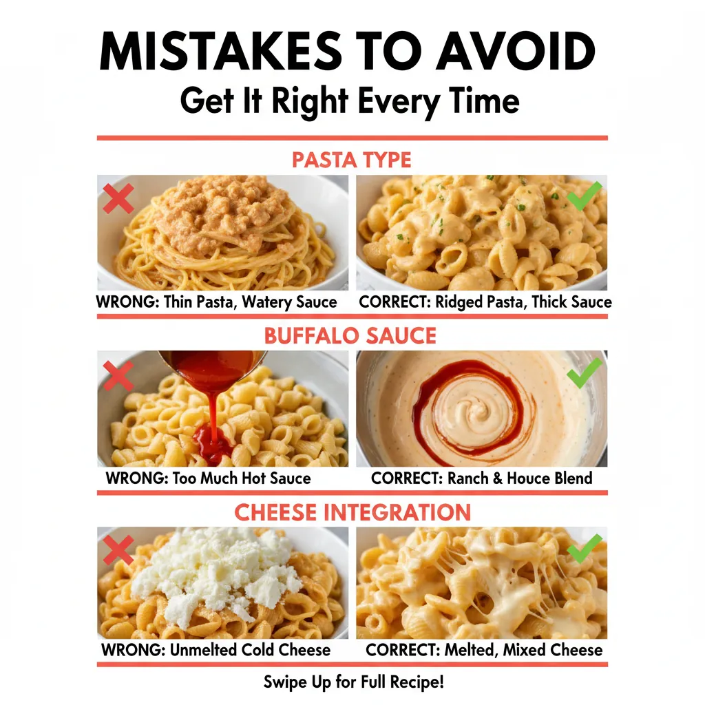buffalo ranch pasta recipe common mistakes