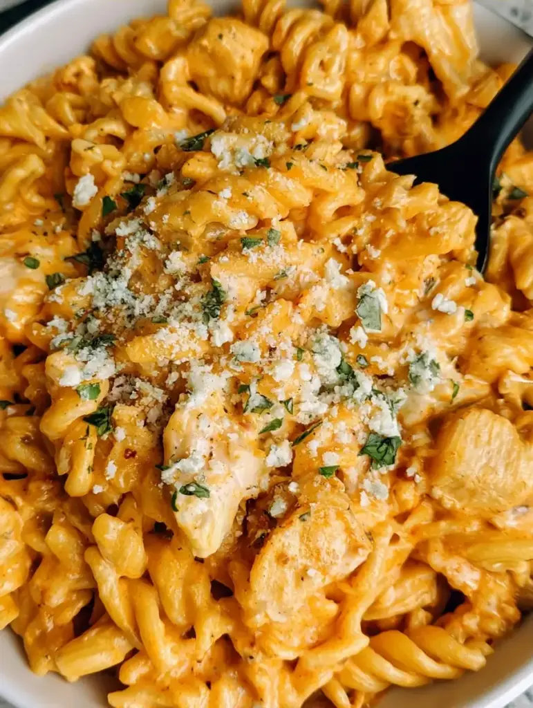 buffalo ranch pasta recipe recipeCard1
