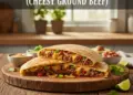 burger quesadilla recipe featured