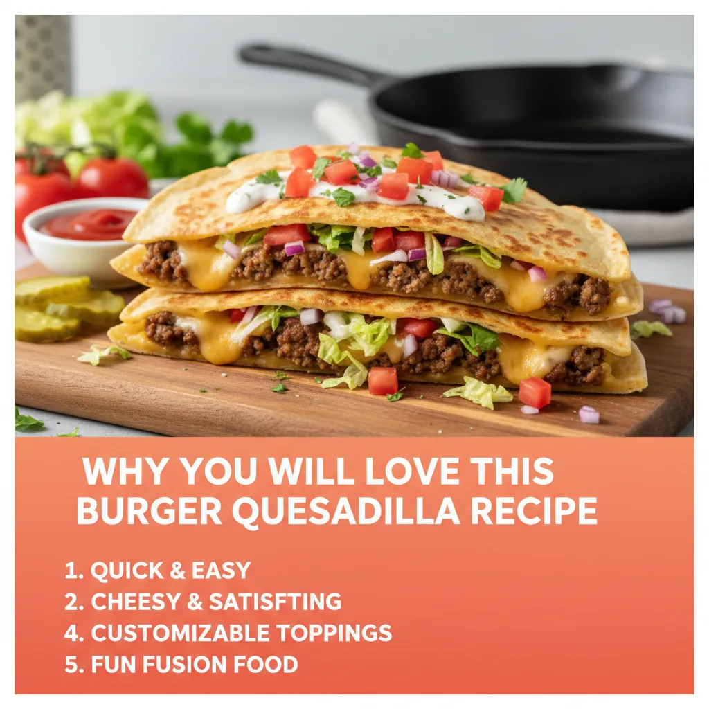 Why you'll love burger quesadilla recipe