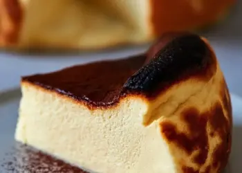 burnt basque cheesecake recipe featured