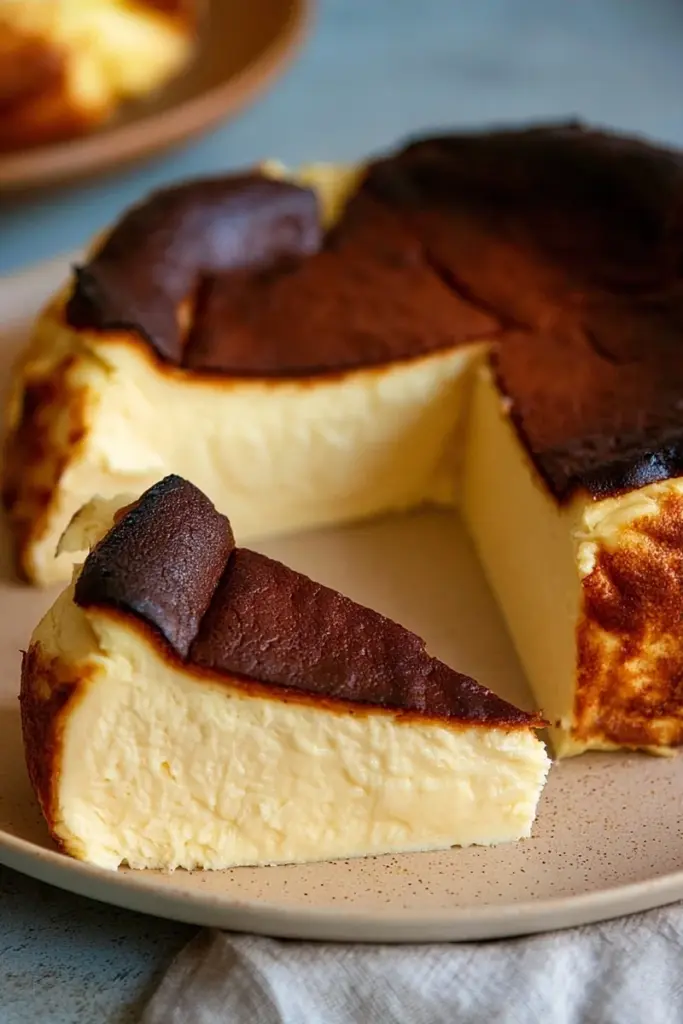 burnt basque cheesecake recipe recipeCard1