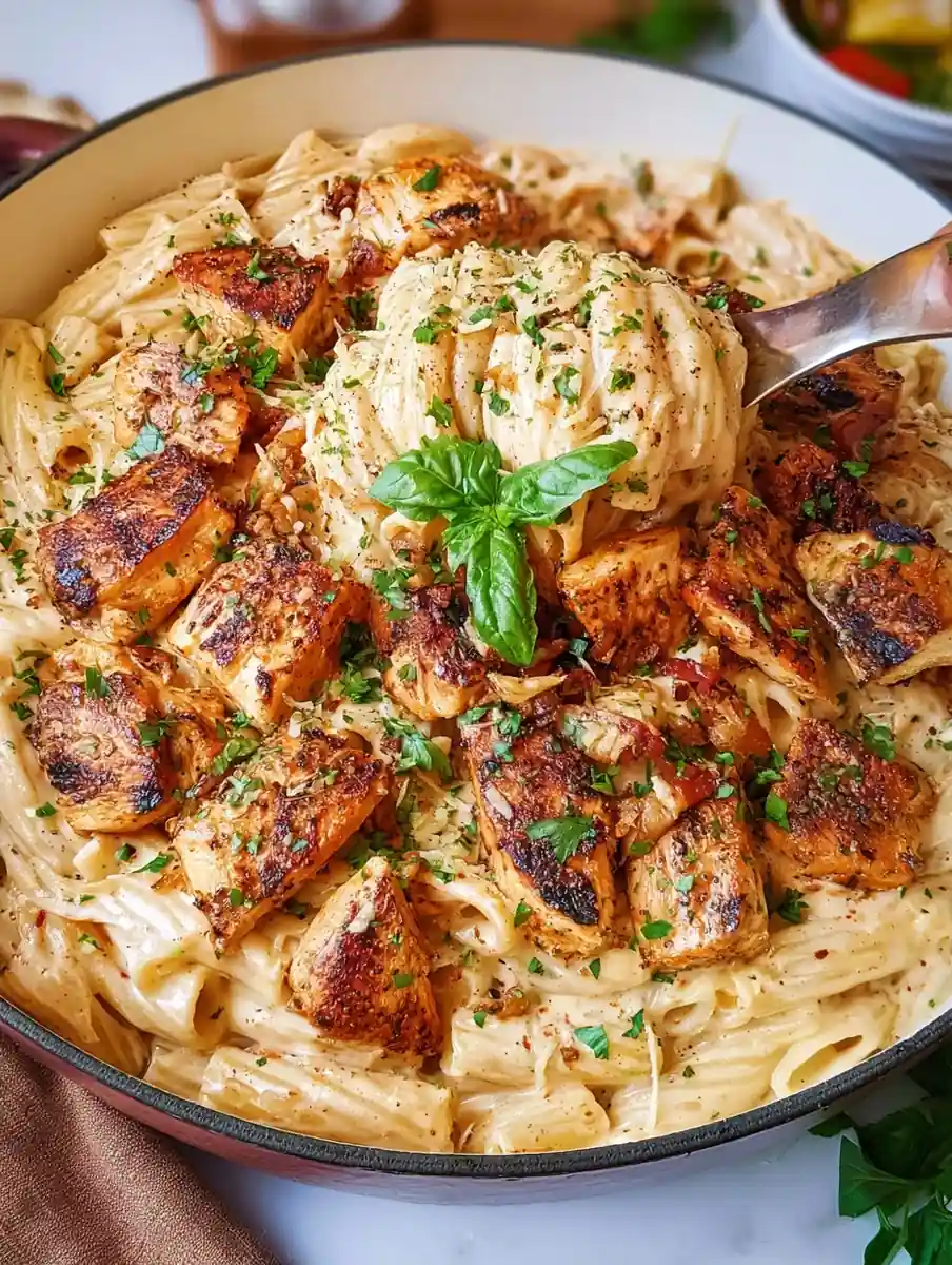 Why you'll love Cajun Chicken Rigatoni Alfredo