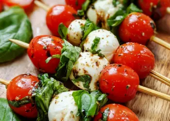 caprese skewers featured